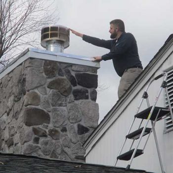 CTR Home Inspector Inspecting a Roof